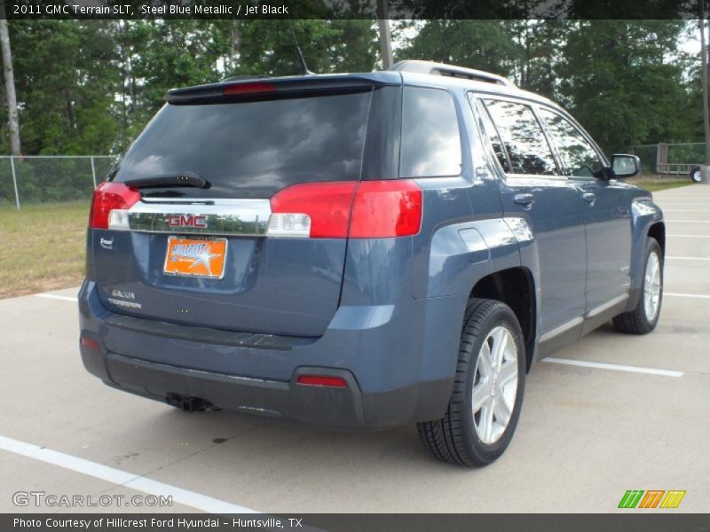Steel Blue Metallic / Jet Black 2011 GMC Terrain SLT