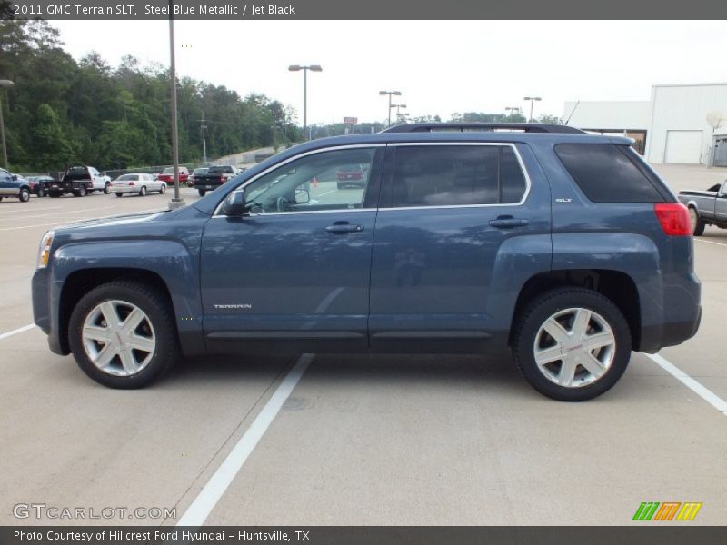 Steel Blue Metallic / Jet Black 2011 GMC Terrain SLT