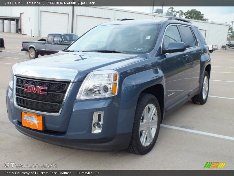 Steel Blue Metallic / Jet Black 2011 GMC Terrain SLT