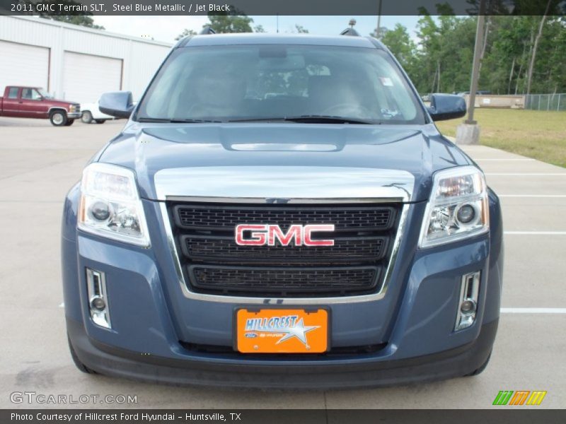 Steel Blue Metallic / Jet Black 2011 GMC Terrain SLT