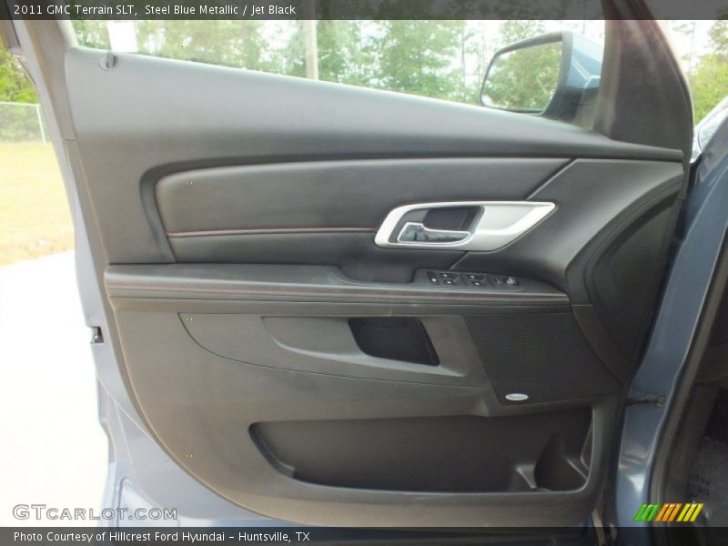 Steel Blue Metallic / Jet Black 2011 GMC Terrain SLT