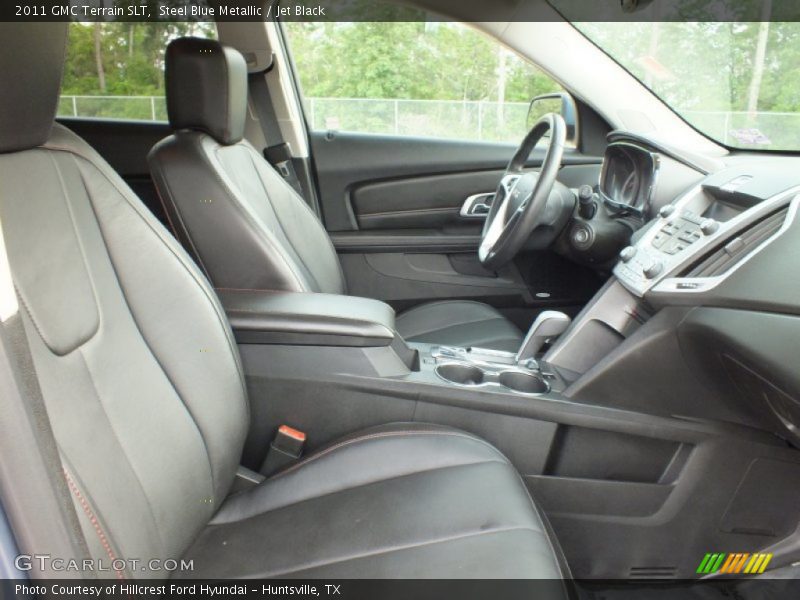 Steel Blue Metallic / Jet Black 2011 GMC Terrain SLT