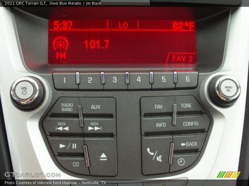 Steel Blue Metallic / Jet Black 2011 GMC Terrain SLT