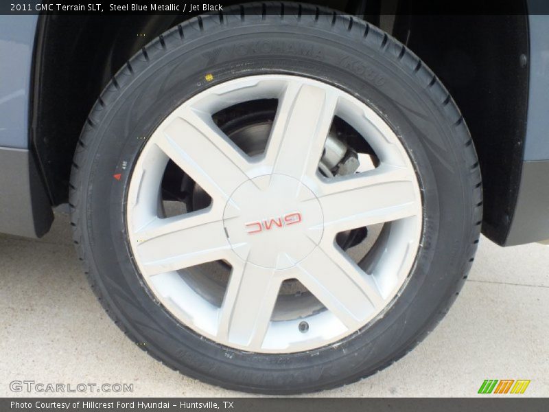 Steel Blue Metallic / Jet Black 2011 GMC Terrain SLT
