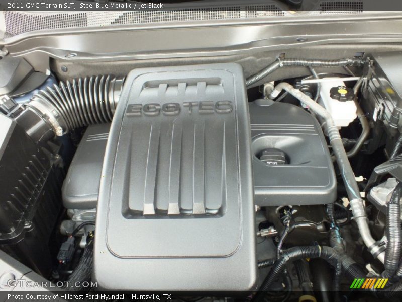 Steel Blue Metallic / Jet Black 2011 GMC Terrain SLT