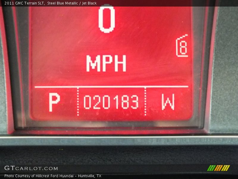 Steel Blue Metallic / Jet Black 2011 GMC Terrain SLT