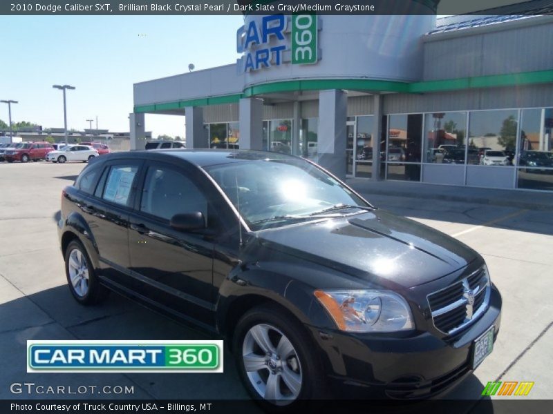 Brilliant Black Crystal Pearl / Dark Slate Gray/Medium Graystone 2010 Dodge Caliber SXT