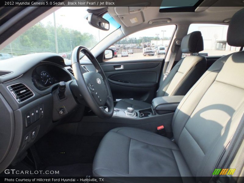 Black Noir Pearl / Jet Black 2012 Hyundai Genesis 5.0 Sedan