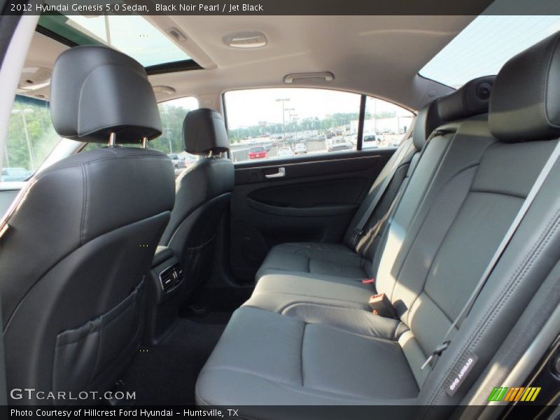 Black Noir Pearl / Jet Black 2012 Hyundai Genesis 5.0 Sedan