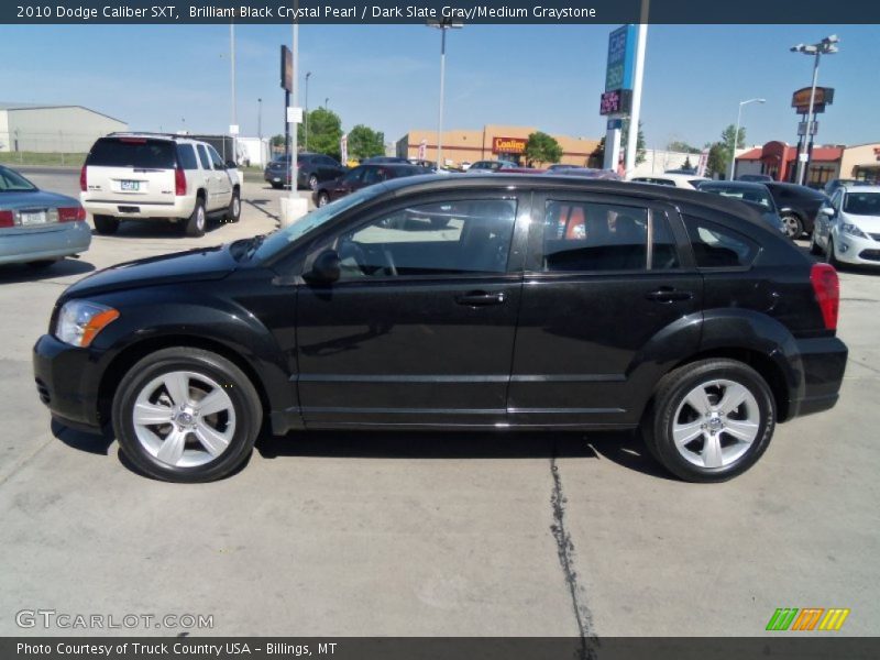 Brilliant Black Crystal Pearl / Dark Slate Gray/Medium Graystone 2010 Dodge Caliber SXT