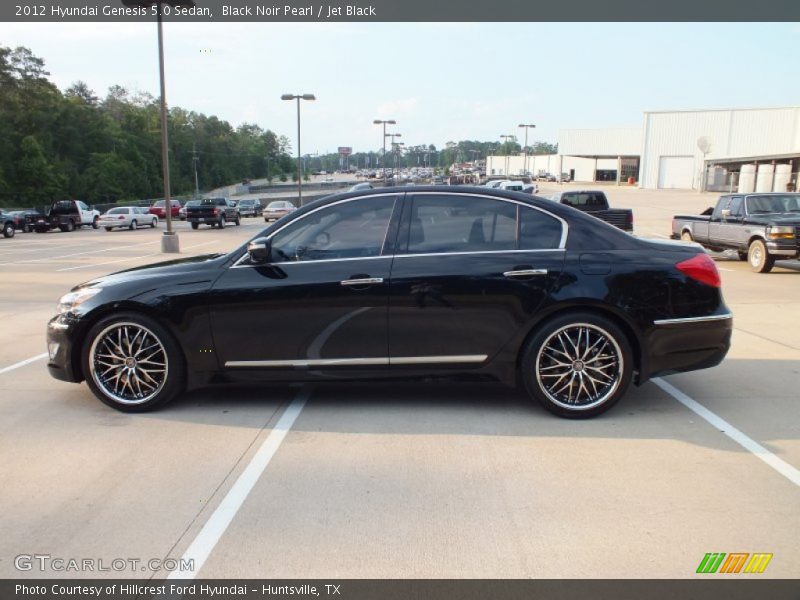 Black Noir Pearl / Jet Black 2012 Hyundai Genesis 5.0 Sedan