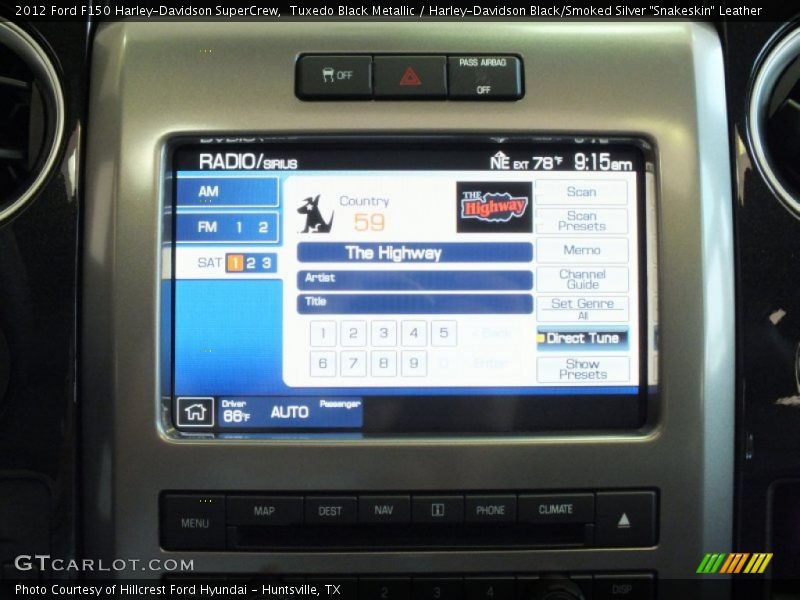 Controls of 2012 F150 Harley-Davidson SuperCrew