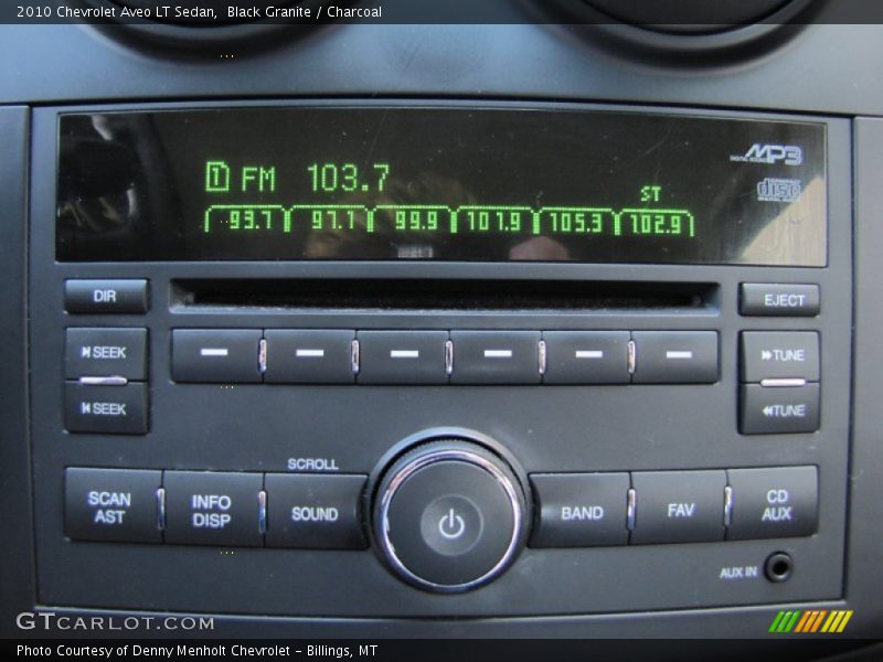 Black Granite / Charcoal 2010 Chevrolet Aveo LT Sedan