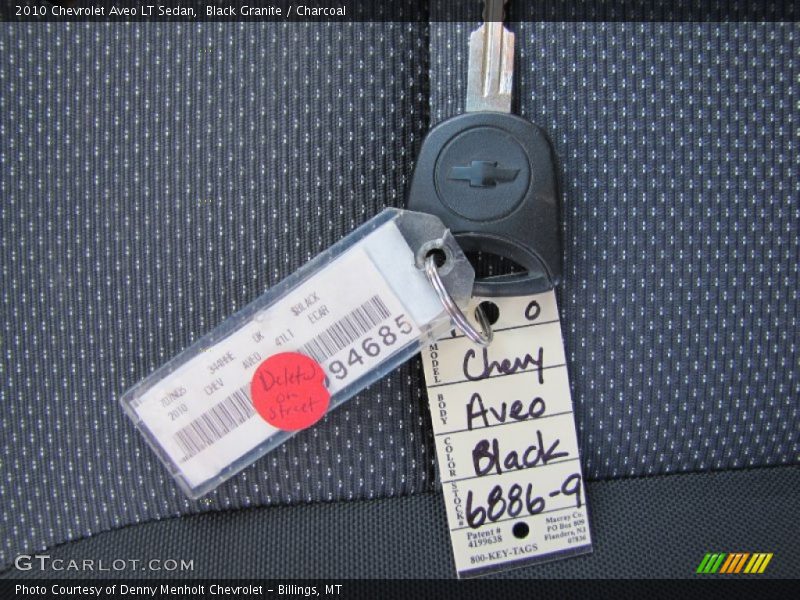 Black Granite / Charcoal 2010 Chevrolet Aveo LT Sedan