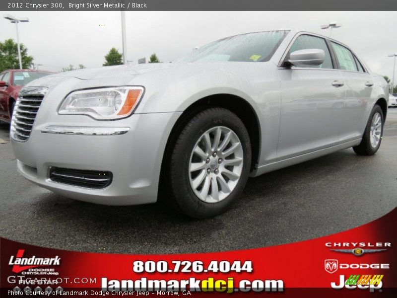 Bright Silver Metallic / Black 2012 Chrysler 300