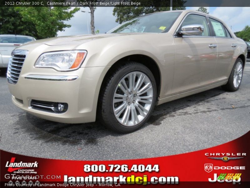 Cashmere Pearl / Dark Frost Beige/Light Frost Beige 2012 Chrysler 300 C