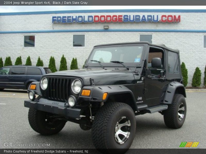 Black / Dark Slate Gray 2004 Jeep Wrangler Sport 4x4