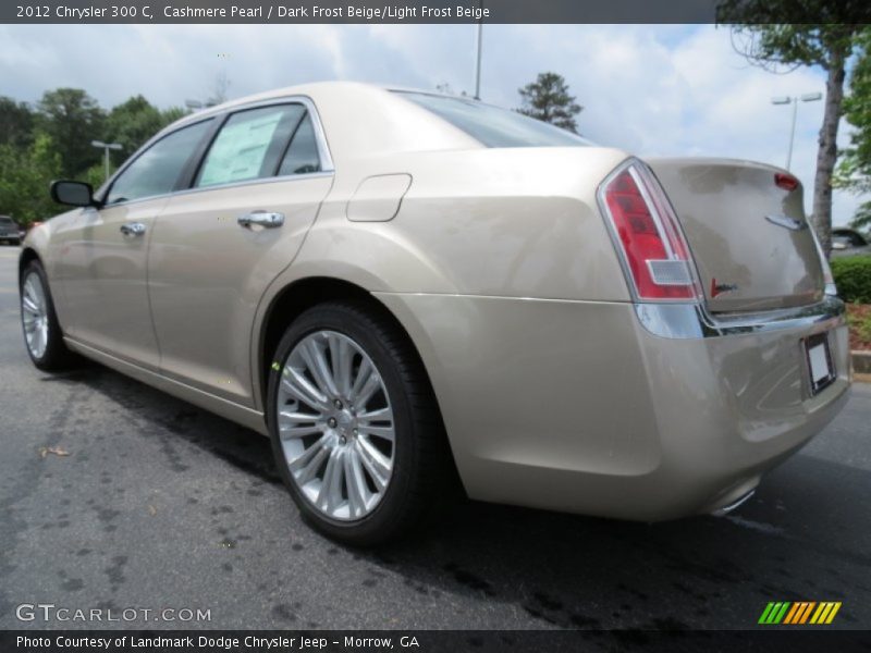 Cashmere Pearl / Dark Frost Beige/Light Frost Beige 2012 Chrysler 300 C