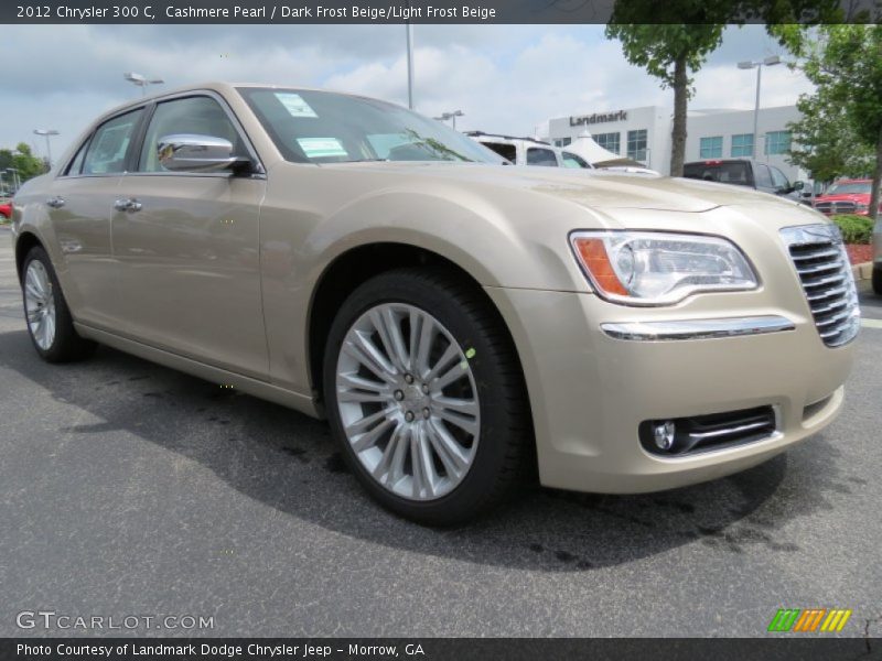 Cashmere Pearl / Dark Frost Beige/Light Frost Beige 2012 Chrysler 300 C