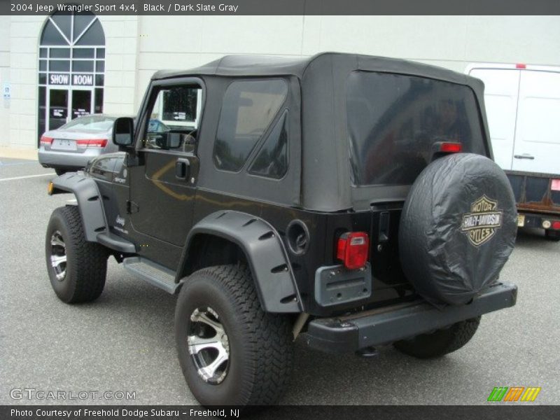 Black / Dark Slate Gray 2004 Jeep Wrangler Sport 4x4