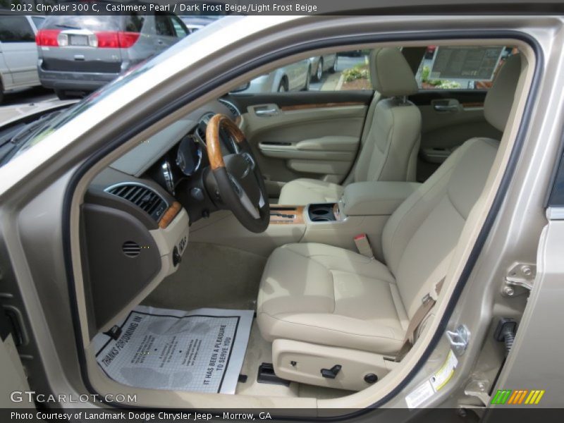 Cashmere Pearl / Dark Frost Beige/Light Frost Beige 2012 Chrysler 300 C