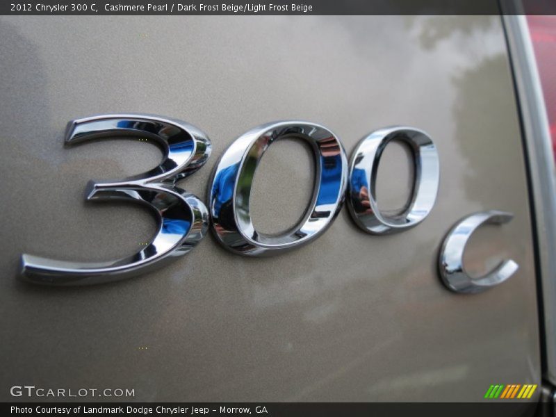 Cashmere Pearl / Dark Frost Beige/Light Frost Beige 2012 Chrysler 300 C