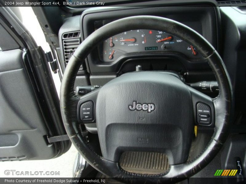 Black / Dark Slate Gray 2004 Jeep Wrangler Sport 4x4