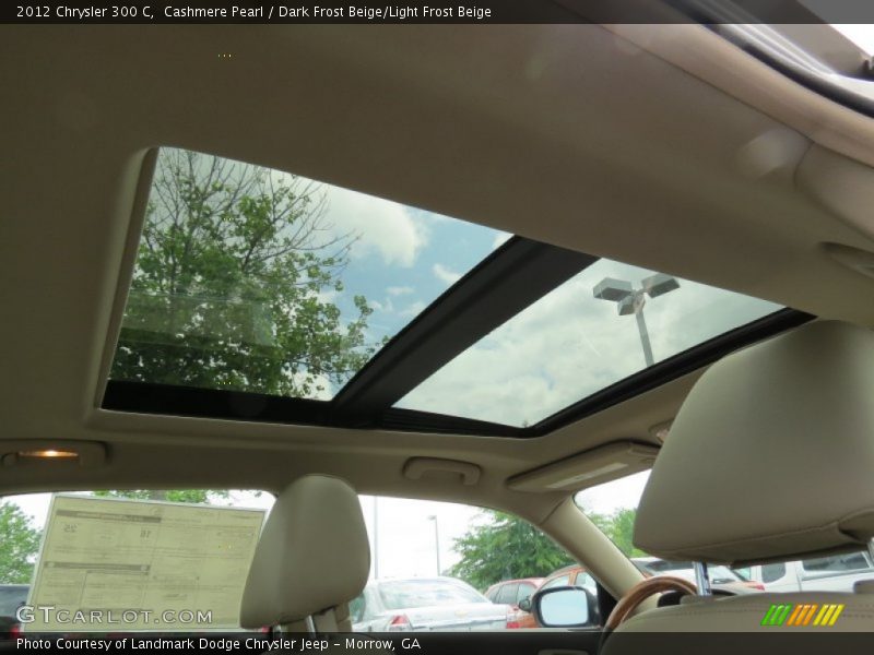 Cashmere Pearl / Dark Frost Beige/Light Frost Beige 2012 Chrysler 300 C