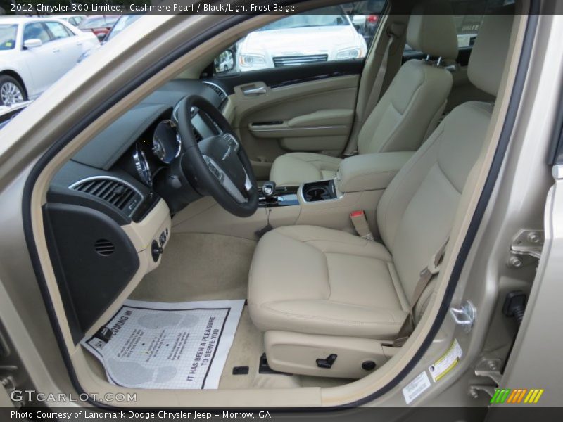 Cashmere Pearl / Black/Light Frost Beige 2012 Chrysler 300 Limited