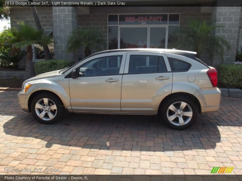 Light Sandstone Metallic / Dark Slate Gray 2010 Dodge Caliber SXT