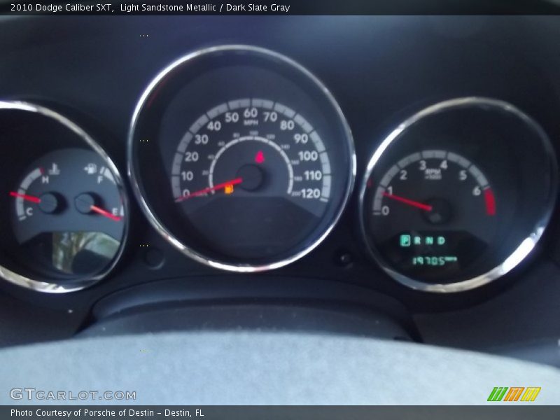 Light Sandstone Metallic / Dark Slate Gray 2010 Dodge Caliber SXT