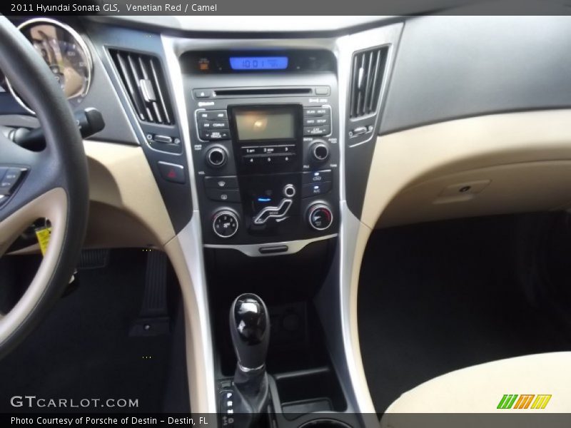 Venetian Red / Camel 2011 Hyundai Sonata GLS