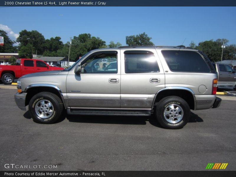 Light Pewter Metallic / Gray 2000 Chevrolet Tahoe LS 4x4