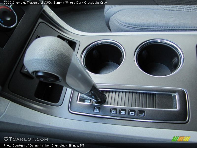 Summit White / Dark Gray/Light Gray 2010 Chevrolet Traverse LS AWD
