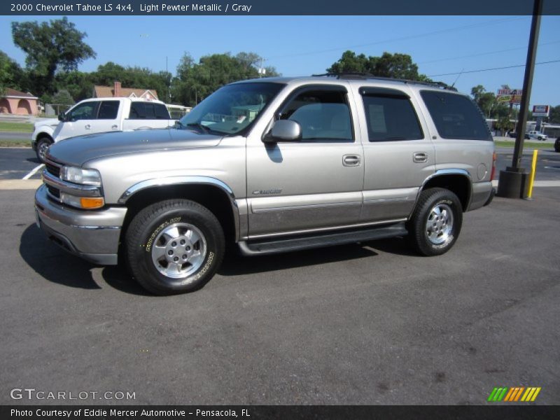Light Pewter Metallic / Gray 2000 Chevrolet Tahoe LS 4x4