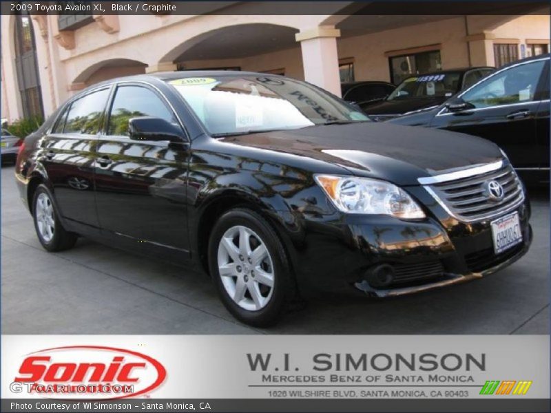 Black / Graphite 2009 Toyota Avalon XL