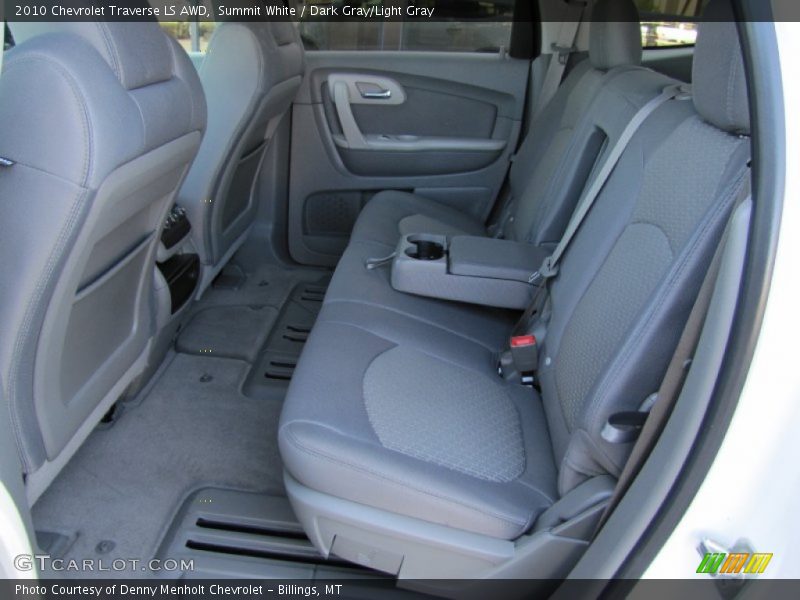 Summit White / Dark Gray/Light Gray 2010 Chevrolet Traverse LS AWD