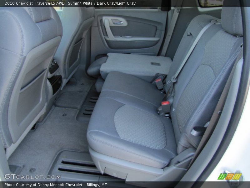 Summit White / Dark Gray/Light Gray 2010 Chevrolet Traverse LS AWD