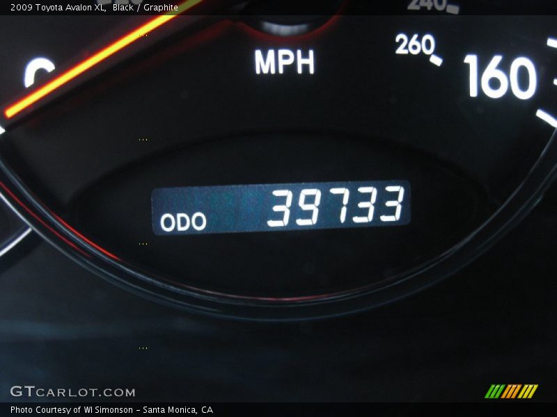 Black / Graphite 2009 Toyota Avalon XL