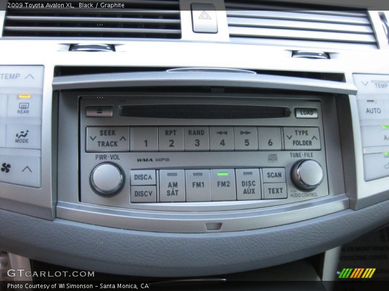 Black / Graphite 2009 Toyota Avalon XL