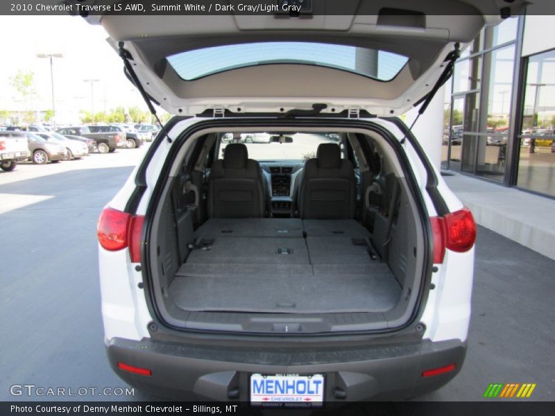 Summit White / Dark Gray/Light Gray 2010 Chevrolet Traverse LS AWD