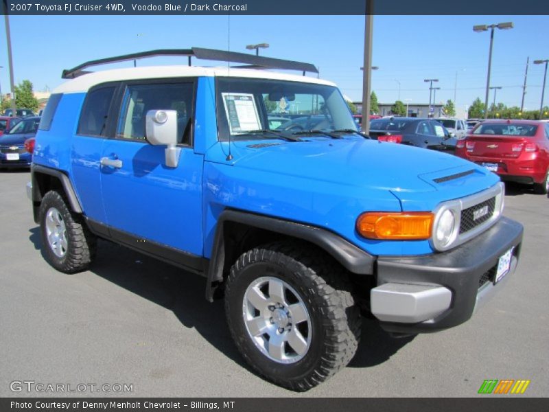 Voodoo Blue / Dark Charcoal 2007 Toyota FJ Cruiser 4WD