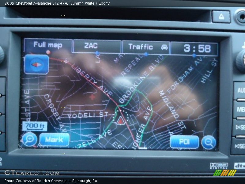 Summit White / Ebony 2009 Chevrolet Avalanche LTZ 4x4