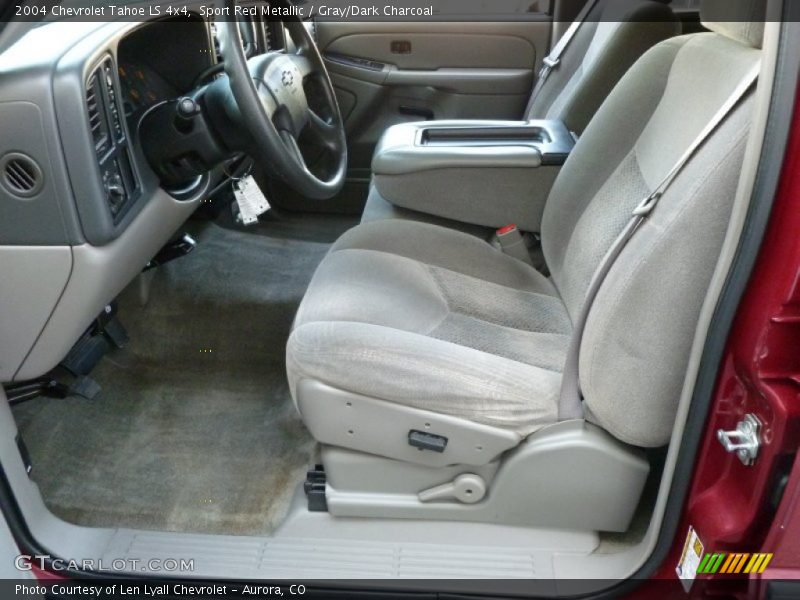 Sport Red Metallic / Gray/Dark Charcoal 2004 Chevrolet Tahoe LS 4x4