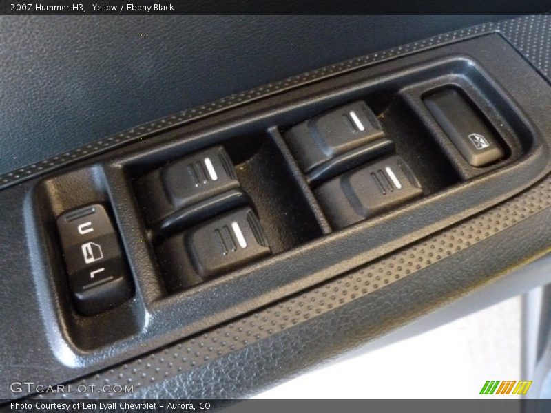 Yellow / Ebony Black 2007 Hummer H3