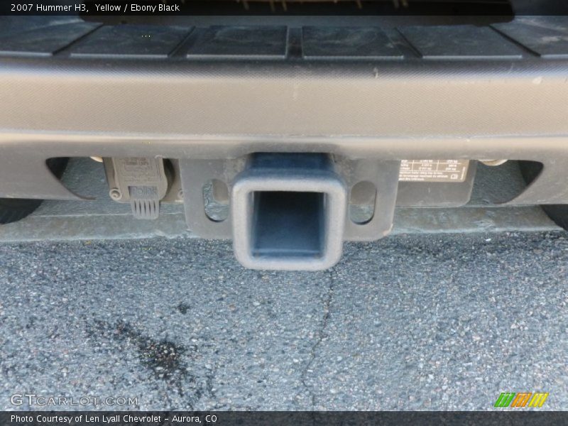 Yellow / Ebony Black 2007 Hummer H3