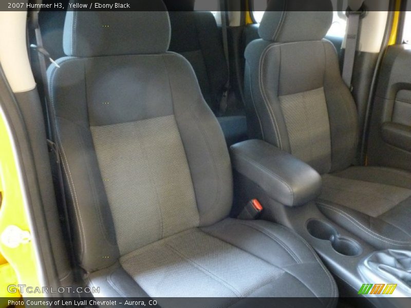 Yellow / Ebony Black 2007 Hummer H3