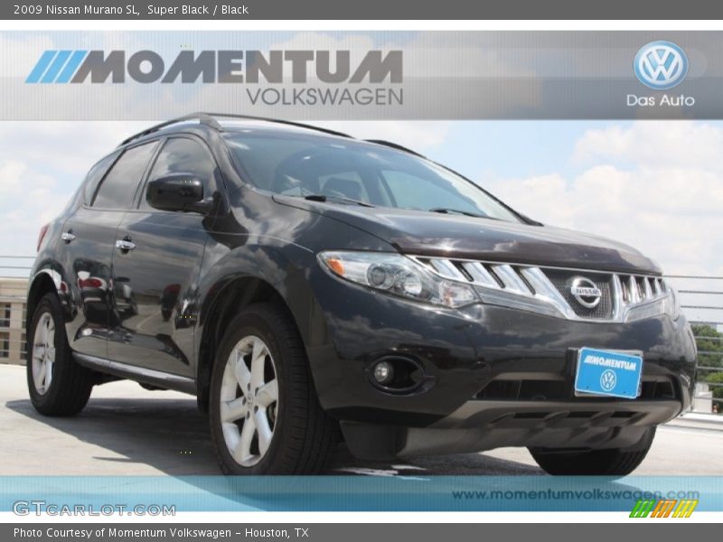 Super Black / Black 2009 Nissan Murano SL