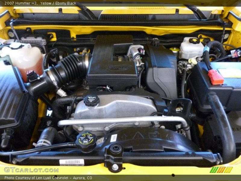 Yellow / Ebony Black 2007 Hummer H3