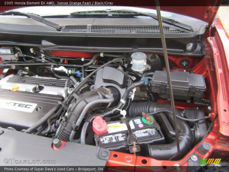 Sunset Orange Pearl / Black/Gray 2005 Honda Element EX AWD